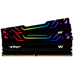 WARP 16GB (8X2) DDR4 3200 MHZ RGB SİYAH PC RAM WR-R8X2-B - 1