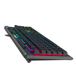 Warp Spectra WRP-S1 RGB Full Membran 104 Tuşlu Ekstra Multimedya Rollover Ses Kontrol Mekanizmalı Reflex Örgü Kablolu Gaming Klavye - 3