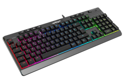 Warp Spectra WRP-S1 RGB Full Membran 104 Tuşlu Ekstra Multimedya Rollover Ses Kontrol Mekanizmalı Reflex Örgü Kablolu Gaming Klavye - 5